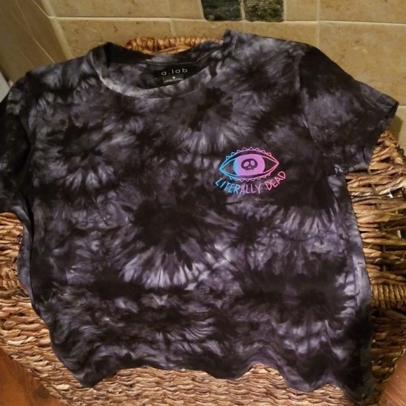 a.lab Literally Dead tie dye t shirt - Picture 2 of 2